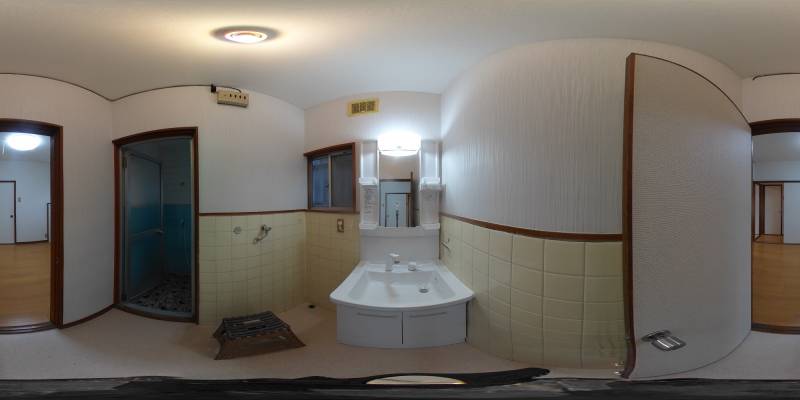 パノラマ画像洗面所