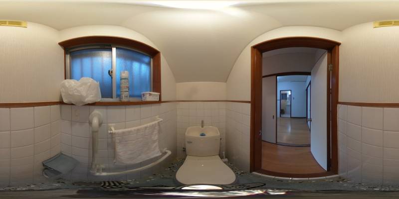 パノラマ画像トイレ