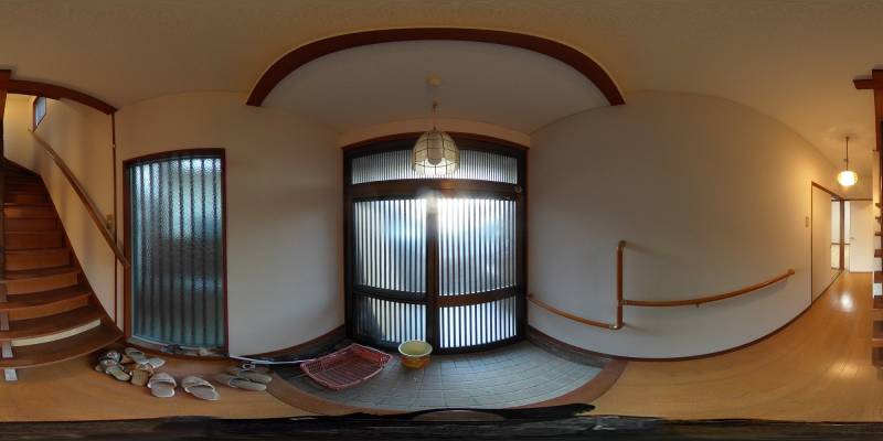 パノラマ画像玄関