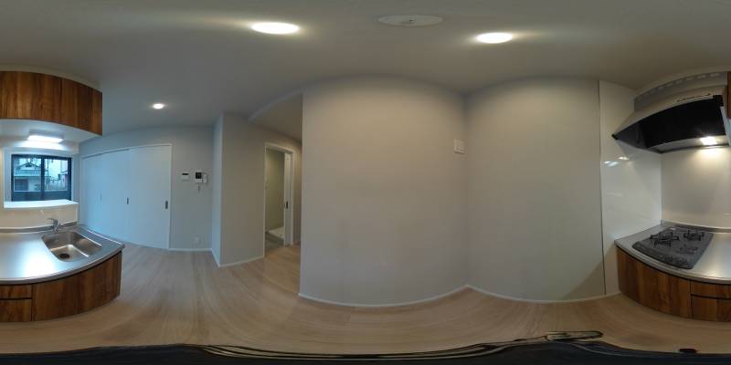 パノラマ画像キッチン