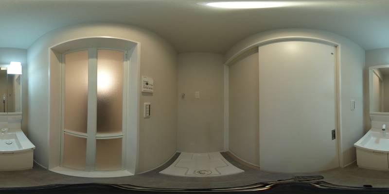 パノラマ画像洗面所