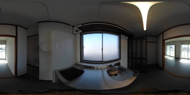 パノラマ画像キッチン