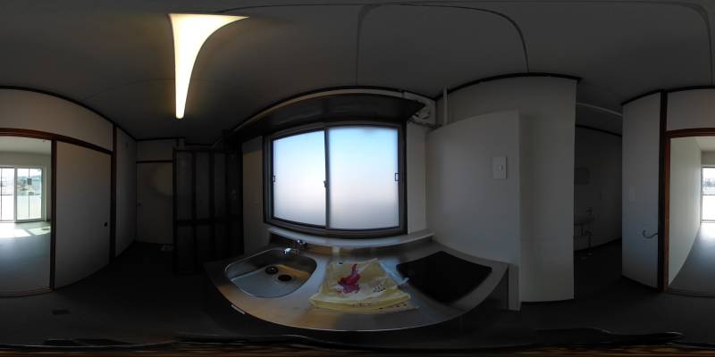 パノラマ画像キッチン