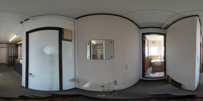 パノラマ画像洗面所