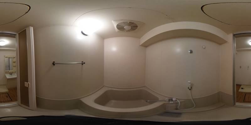 パノラマ画像バスルーム