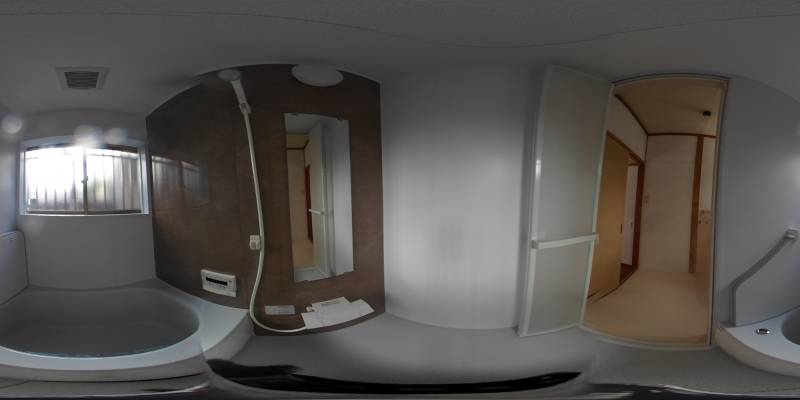 パノラマ画像バスルーム