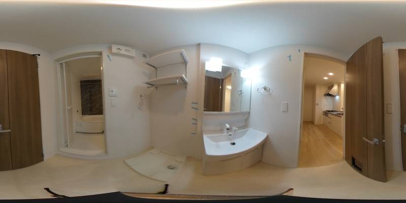 パノラマ画像洗面所
