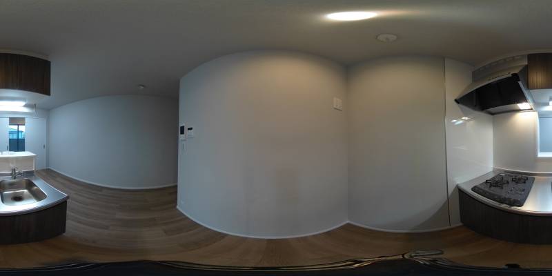 パノラマ画像キッチン