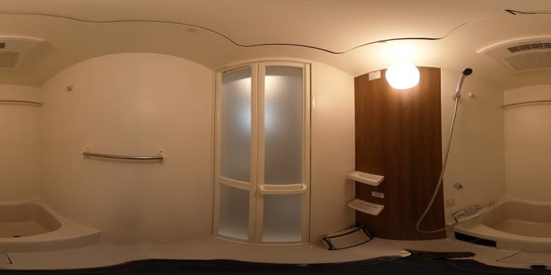 パノラマ画像バスルーム