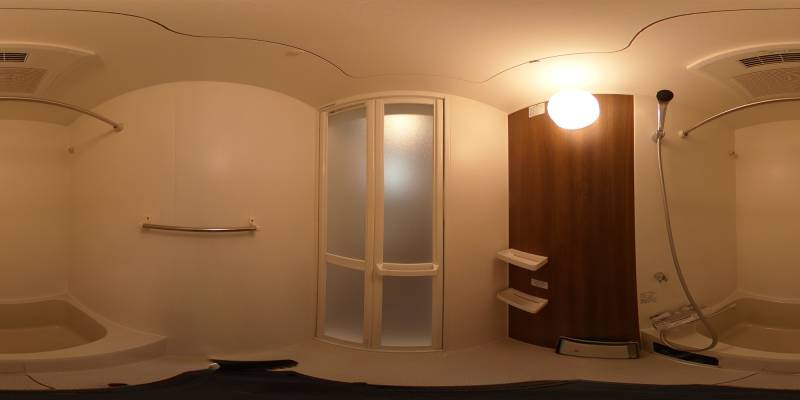 パノラマ画像バスルーム