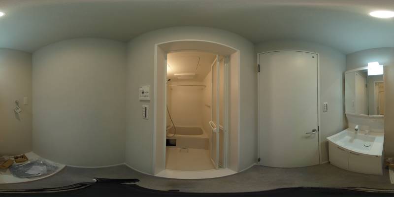 パノラマ画像洗面所