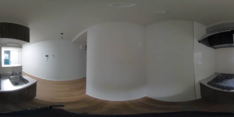 パノラマ画像キッチン