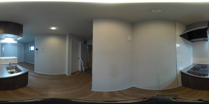 パノラマ画像キッチン