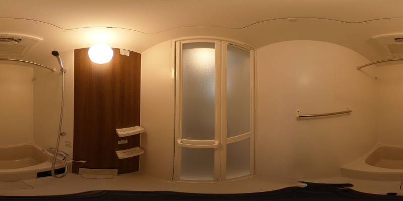 パノラマ画像バスルーム