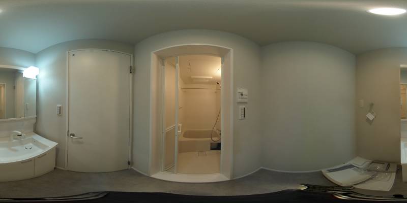 パノラマ画像洗面所