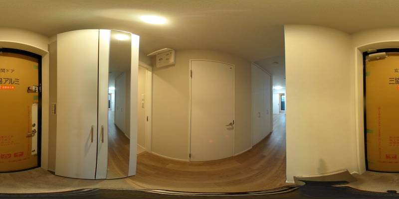 パノラマ画像玄関