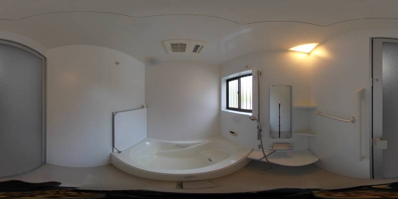 パノラマ画像バスルーム