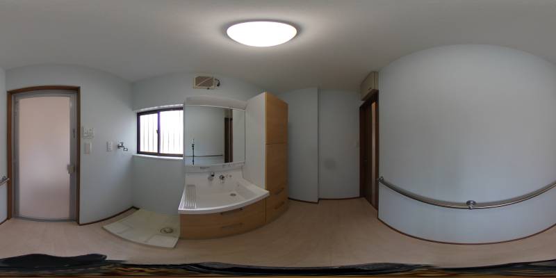 パノラマ画像洗面所