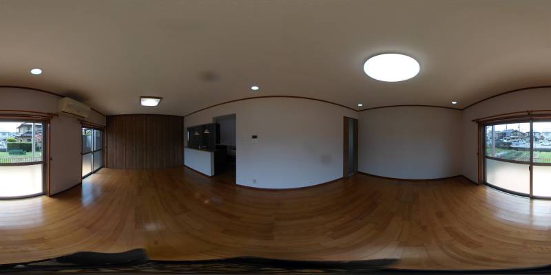 パノラマ画像リビング