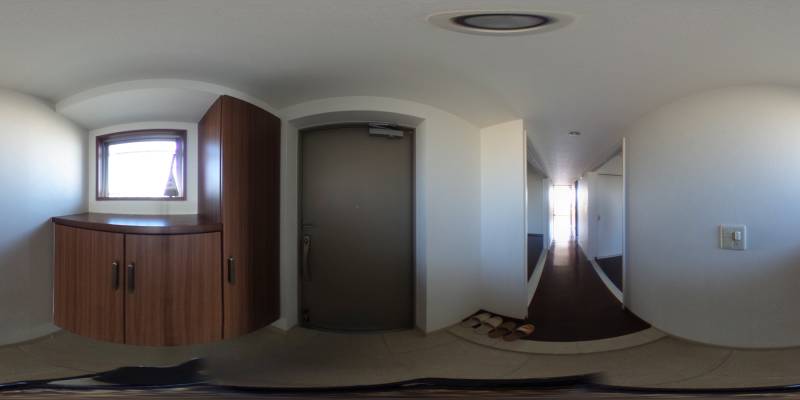 パノラマ画像玄関