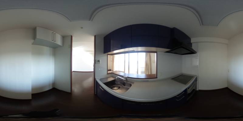 パノラマ画像キッチン