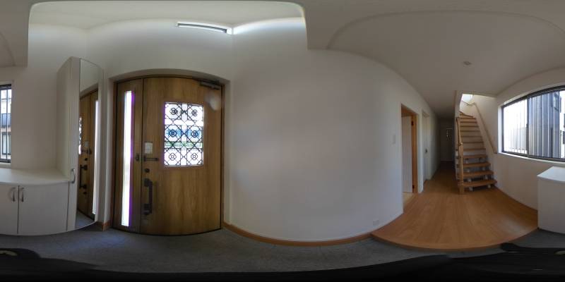 パノラマ画像玄関