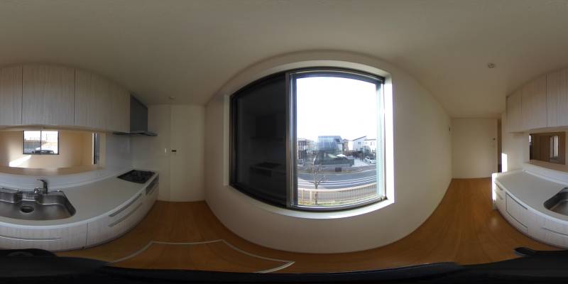 パノラマ画像キッチン