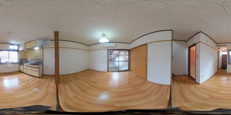 パノラマ画像リビング