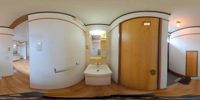 パノラマ画像洗面所