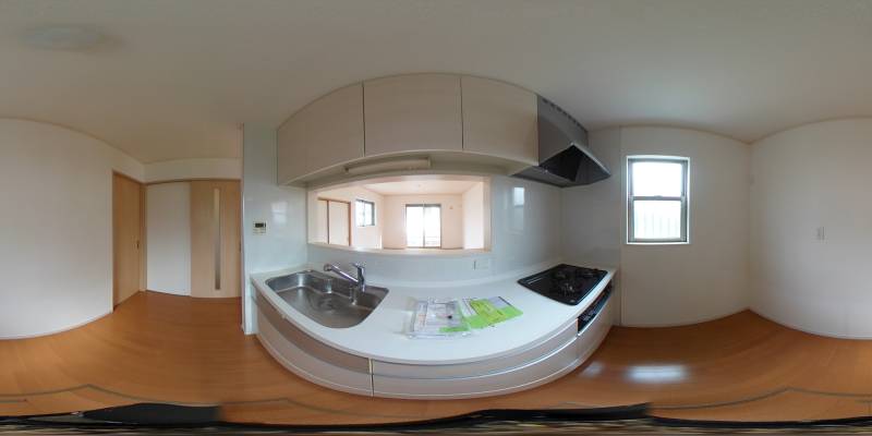 パノラマ画像キッチン