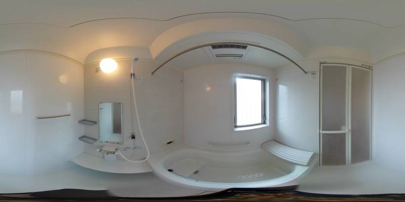 パノラマ画像バスルーム