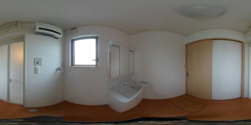 パノラマ画像洗面所
