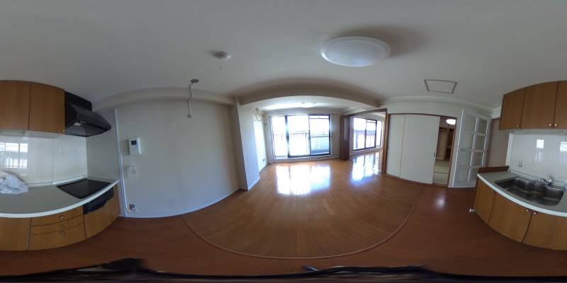 パノラマ画像キッチン