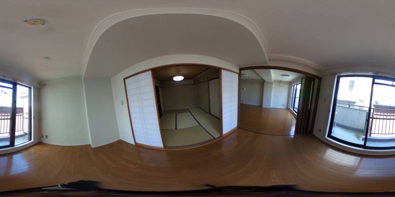 パノラマ画像リビング