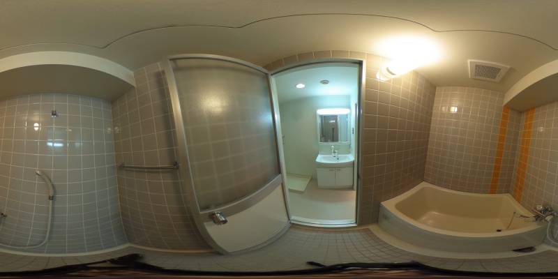 パノラマ画像バスルーム