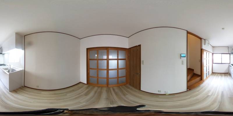 パノラマ画像リビング