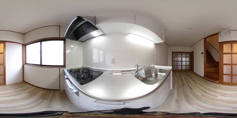 パノラマ画像キッチン