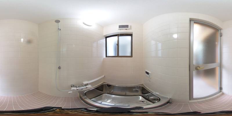 パノラマ画像バスルーム