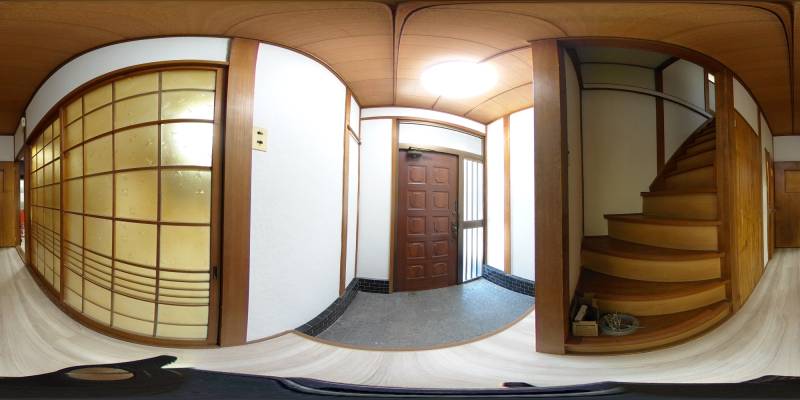 パノラマ画像玄関