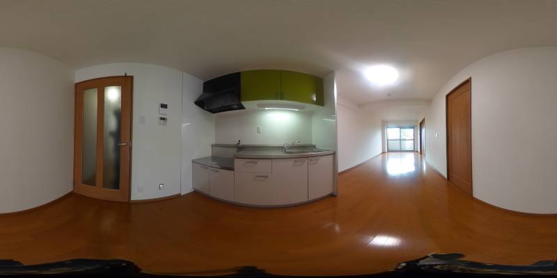 パノラマ画像キッチン