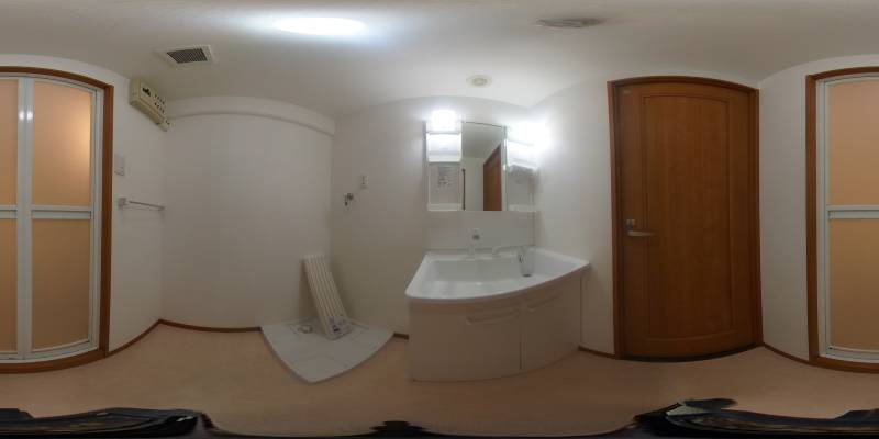 パノラマ画像洗面所