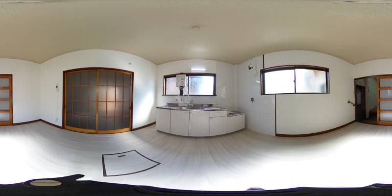 パノラマ画像キッチン