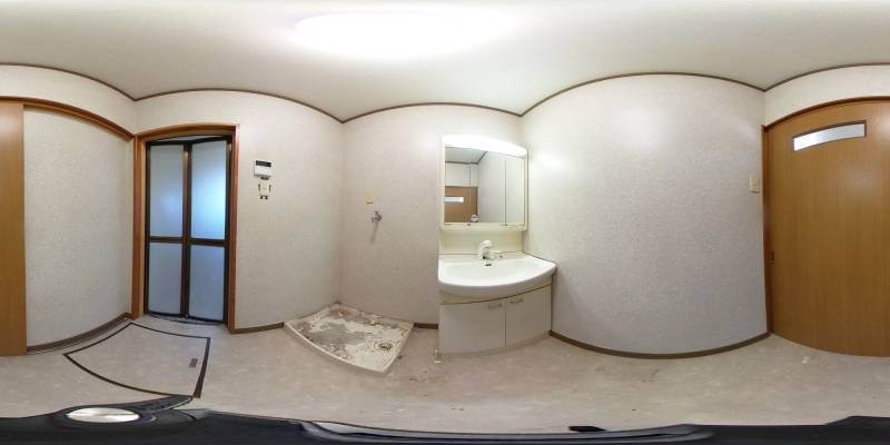 パノラマ画像洗面所