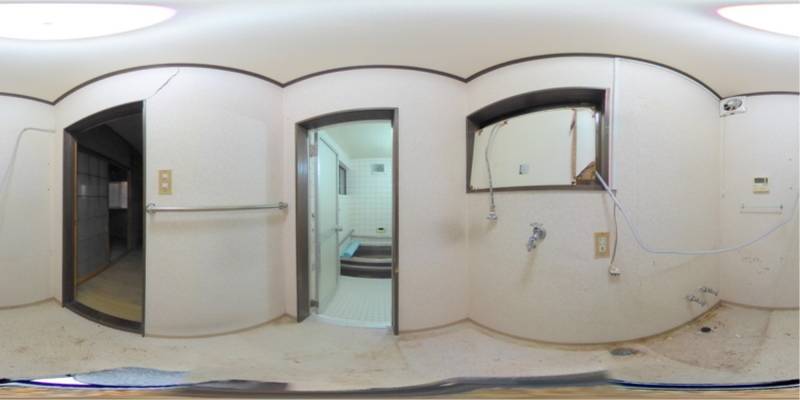 パノラマ画像バスルーム