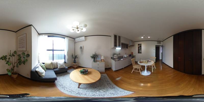 パノラマ画像リビング