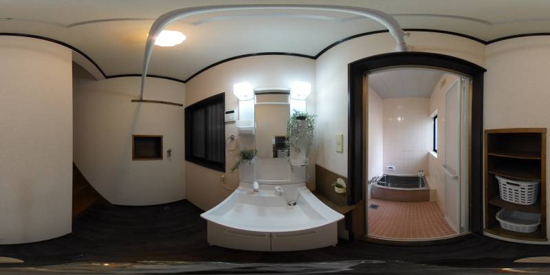 パノラマ画像洗面所