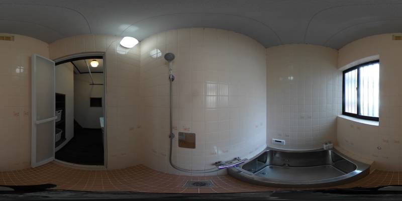 パノラマ画像バスルーム