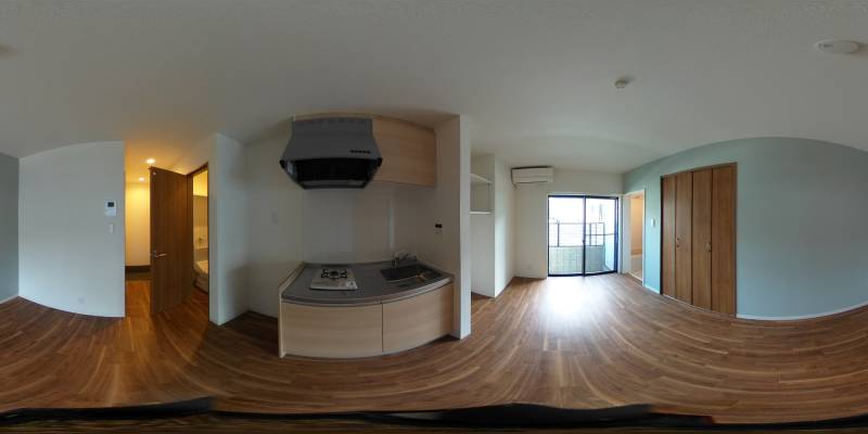 パノラマ画像キッチン