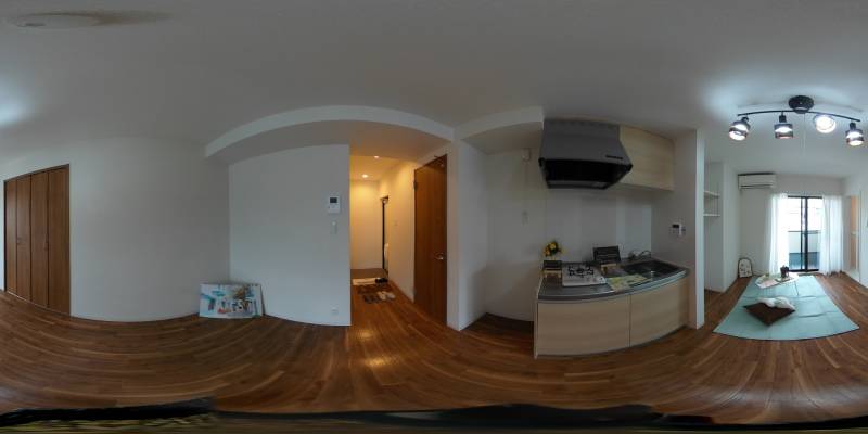 パノラマ画像キッチン