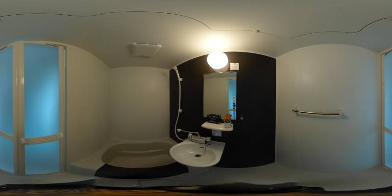 パノラマ画像バスルーム